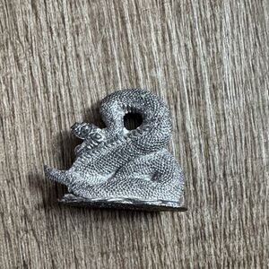 Silver Dragon Figurine DnD